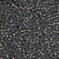 Miyuki 8/0 Rocaille Bead - 8-9650 - Dyed Grey Silver Lined Alabaster