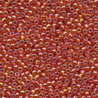 Miyuki 8/0 Rocaille Bead - 8-91008 - Silver Lined Orange AB
