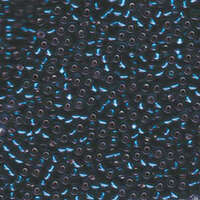 Miyuki 8/0 Rocaille Bead - 8-91425 - Silver Lined Blue Zircon