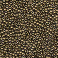 Miyuki 8/0 Rocaille Bead - 8-92006 - Matte Metallic Dark Bronze