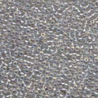 Miyuki 8/0 Rocaille Bead - 8-92195 - Taupe Lined Crystal AB