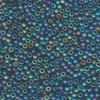 Miyuki 8/0 Rocaille Bead - 8-92405FR - Matte Transparent Teal AB