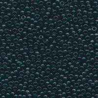 Miyuki 8/0 Rocaille Bead - 8-92406 - Transparent Dark Teal
