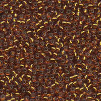 Miyuki 8/0 Rocaille Bead - 8-92422 - Silver Lined Transparent Topaz