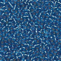 Miyuki 8/0 Rocaille Bead - 8-92429 - Silver Lined Dark Aqua