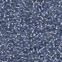 Miyuki 8/0 Rocaille Bead - 8-92430 - Silver Lined Light Sapphire