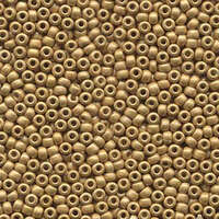 Miyuki 8/0 Rocaille Bead - 8-94202F - Matte Duracoat Galvanized Golds