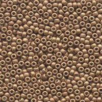Miyuki 8/0 Rocaille Bead - 8-94204F - Matte Duracoat Galvanized Champagne