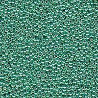 Miyuki 8/0 Rocaille Bead - 8-94214 - Duracoat Galvanized Dark Mint Green