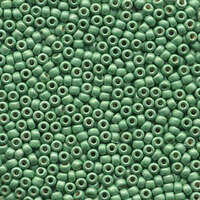 Miyuki 8/0 Rocaille Bead - 8-94214F - Matte Duracoat Galvanized Dark Mint