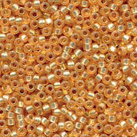 Miyuki 8/0 Rocaille Bead - 8-94231 - Duracoat Silver Lined Dyed Maize