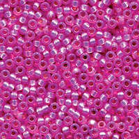 Miyuki 8/0 Rocaille Bead - 8-94238 - Duracoat Silver Lined Dyed Dusty Rose