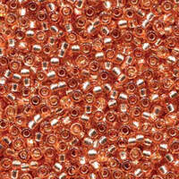 Miyuki 8/0 Rocaille Bead - 8-94262 - Duracoat Silver Lined Dyed Rose