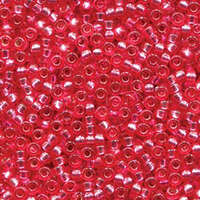 Miyuki 8/0 Rocaille Bead - 8-94266 - Duracoat Silver Lined Dyed Fuchsia