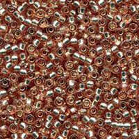 Miyuki 8/0 Rocaille Bead - 8-94271 - Duracoat Silver Lined Dyed Silver