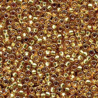 Miyuki 8/0 Rocaille Bead - 8-94272 - Duracoat Silver Lined Dyed Lime