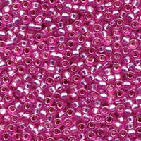 Miyuki 8/0 Rocaille Bead - 8-94277 - Duracoat Silver Lined Dyed Orchid