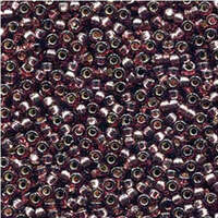 Miyuki 8/0 Rocaille Bead - 8-94280 - Duracoat Silver Lined Dyed Plum