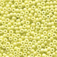 Miyuki 8/0 Rocaille Bead - 8-94451 - Duracoat Opaque Dyed Pale Yellow