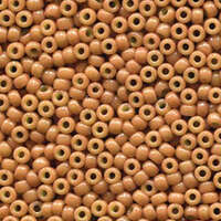 Miyuki 8/0 Rocaille Bead - 8-94457 - Duracoat Opaque Dyed Creamy Coral