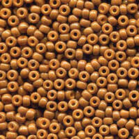 Miyuki 8/0 Rocaille Bead - 8-94459 - Duracoat Opaque Dyed Brown
