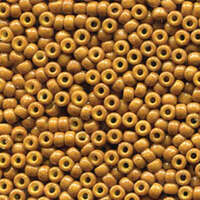 Miyuki 8/0 Rocaille Bead - 8-94460 - Duracoat Opaque Dyed Yellow Olive