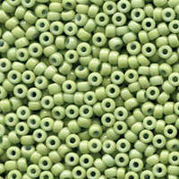 Miyuki 8/0 Rocaille Bead - 8-94473 - Duracoat Opaque Dyed Spring Green