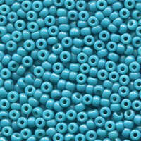 Miyuki 8/0 Rocaille Bead - 8-94483 - Duracoat Opaque Dyed Blue Green