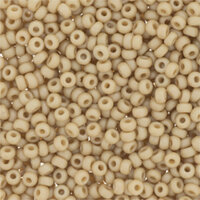 Miyuki 8/0 Rocaille Bead - 8-94691 - Frost Opaque Glaze Rainbow Ivory