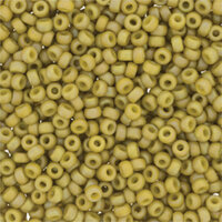 Miyuki 8/0 Rocaille Bead - 8-94693 - Frost Opaque Glaze Rainbow Pistachio