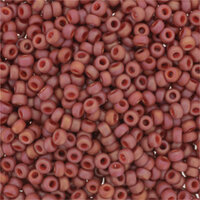 Miyuki 8/0 Rocaille Bead - 8-94695 - Frost Opaque Glaze Rainbow Cardinal