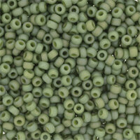Miyuki 8/0 Rocaille Bead - 8-94698 - Frost Opaque Glaze Rainbow Kiwi