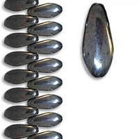 5mm x 12mm Side Drilled Dagger - Hematite - 23980/14400 - 54 Bead Strand