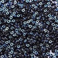 Miyuki 8/0 Rocaille Bead - 4555 - Black AB (23980-28701)