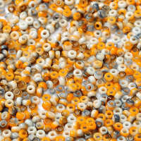 Miyuki 8/0 Rocaille Bead - 55058 - White Opaque Funky Copper (03000-95301)