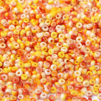 Miyuki 8/0 Rocaille Bead - 55061 - White Opaque Funky Apple (03000-95601)