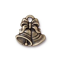 Christmas Bells Drop - Brass Oxide