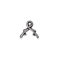 6mm Vine Briolette Bail