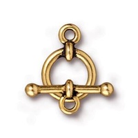 Anna 1/2" Clasp Set - Antique Gold