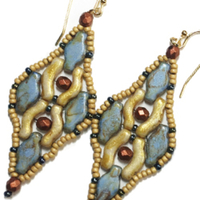 Abridged Navette Earrings
