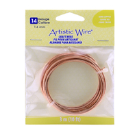 Bare Copper - 14 Gauge (1.6 mm) - 10 ft (3.1 m) - AWB-14-BC-10FT