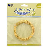 Silver Plated - Gold Color - 14 Gauge (1.6 mm) - 10 ft (3.1 m) - AWB-12S-03-25FT