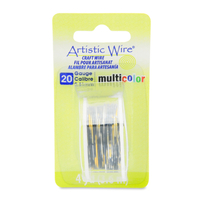 20 Gauge (.81 mm) - 4 yd (3.6 m) - Multicolor - Silver/Gold/Black - AWD-20-82-04YD