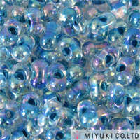 Miyuki Berry / Peanut Bead - BB-279 - Marine Blue Lined Crystal AB 
