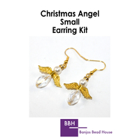 Christmas Angel Earrings Kit - Small - Gold