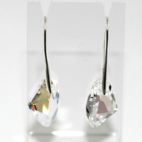 Swarovski Crystal Galactic Earrings - Moonlight