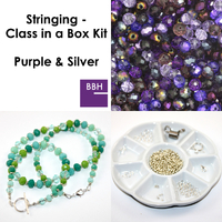 Stringing - Class in a Box Kit - Purple & Silver