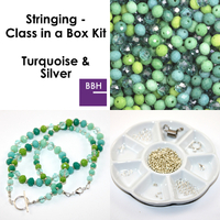 Stringing - Class in a Box Kit - Turquoise & Silver