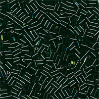 Miyuki 3mm Bugle Bead - BGL1-9453 - Metallic Green Iris