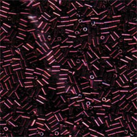 Miyuki 3mm Bugle Bead - BGL1-9460 - Metallic Dark Raspberry